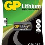 Pilha Lithium CR123A 3V - GP