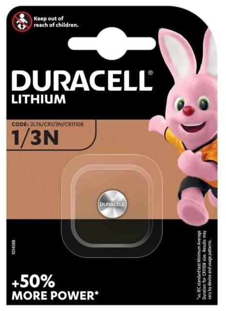 Pilha Lítio CR1/3N 3,0V LiMnO2 - DURACELL