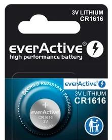 Pilha Lithium 3V CR1616 - everActive