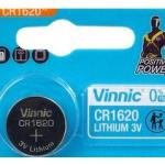 Pilha Lithium 3V CR1620 - VINNIC