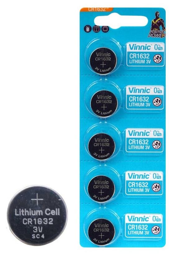 Pilha Litio 3V CR1632 - VINNIC