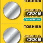Pilha Lithium Cr2016 - Bl5 3V - TOSHIBA