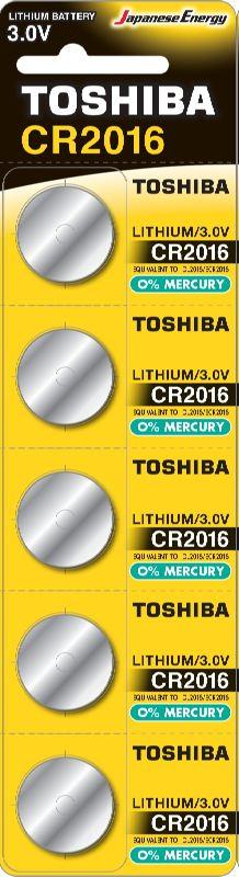 Pilha Lithium Cr2016 - Bl5 3V - TOSHIBA