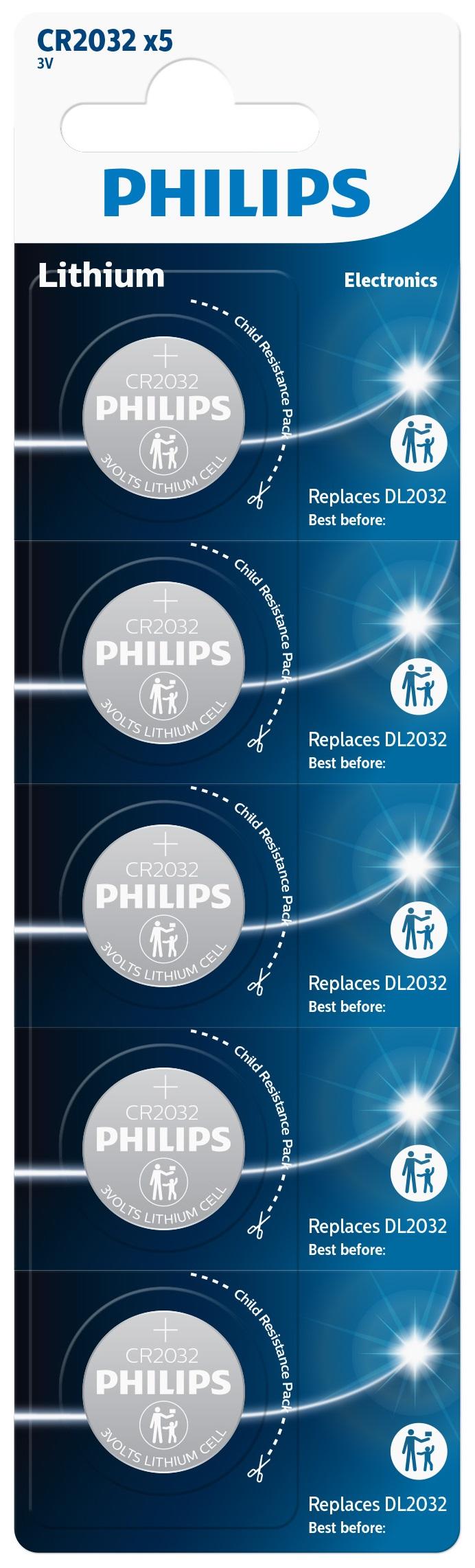 Pilha Lithium CR2032 3V - PHILIPS