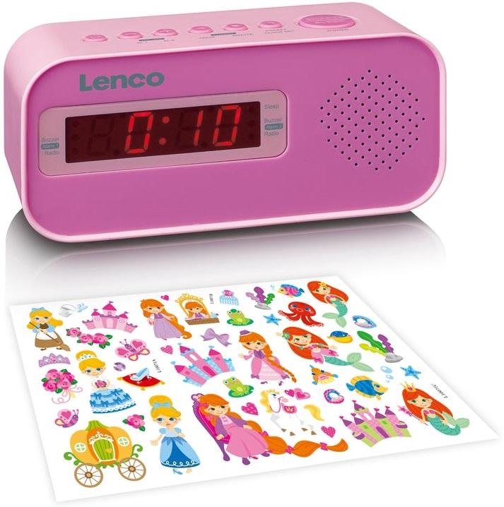 Rádio Despertador CR 205 (Rosa) - LENCO