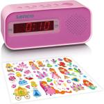 Rádio Despertador CR 205 (Rosa) - LENCO