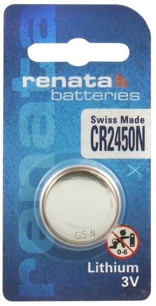 Pilha de Lithium 3V CR2450N (Neg. Mais Peq.) - RENATA