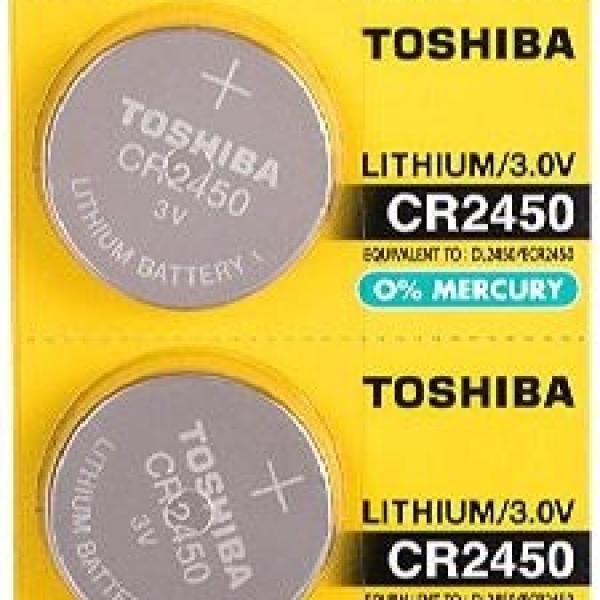 Pilha de Lithium 3V CR2450 - TOSHIBA