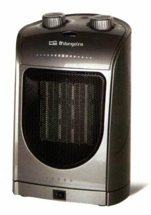 Aquecedor de Cerâmica (Oscilante) 1800W (Cinza) - ORBEGOZO