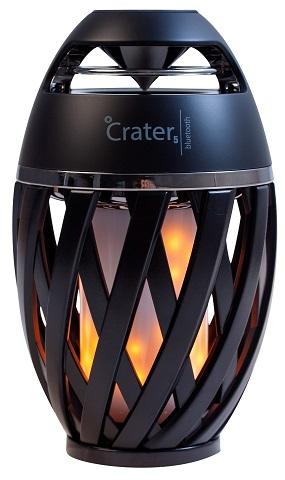 Coluna Portátil Bluetooth 5W RMS c/ LED (Imitação Chama/Vela) - ORAVA