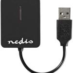 Leitor de Cartão All - in - One USB 2.0 (Preto) - NEDIS
