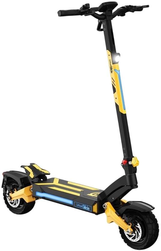 Trotinete Elétrica Cruise 1000 Gt 2 X 1400W 25Km/h (Preto/Amarelo) - URBANGLIDE