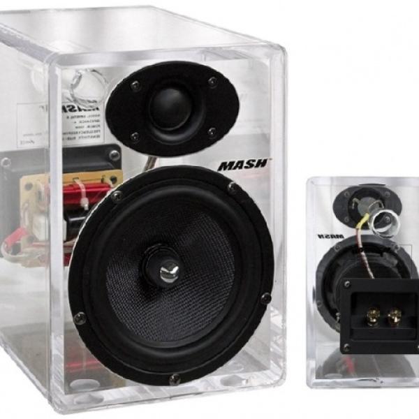 Par Colunas Monitor 80W 4ohm (Transparente) - MASH
