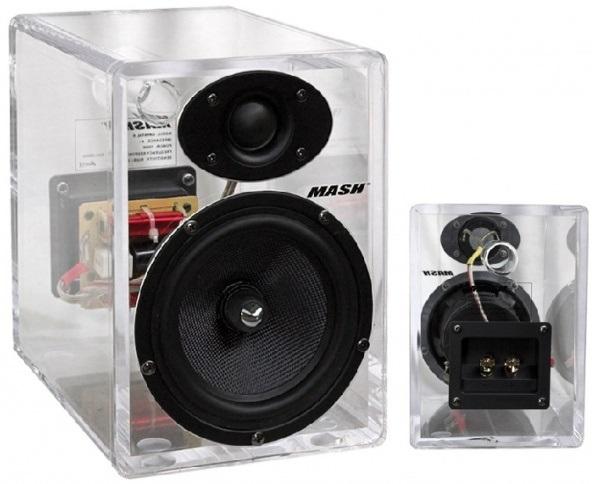 Par Colunas Monitor 80W 4ohm (Transparente) - MASH