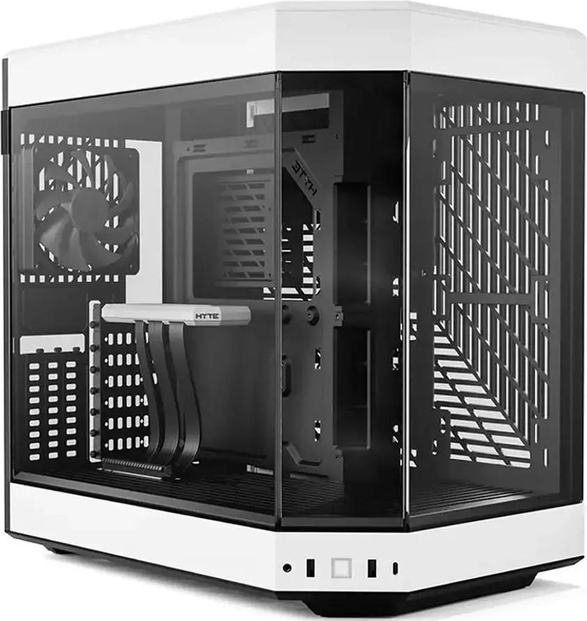 Caixa Extended - ATX Y60 Tempered Glass Preto/ (Branco) - HYTE