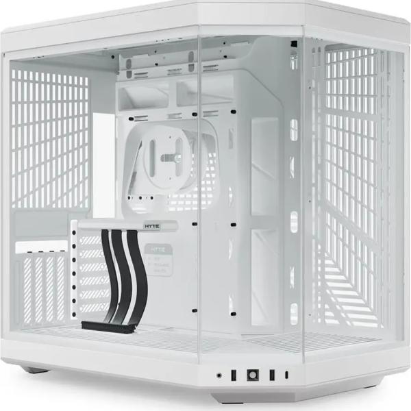 Caixa Extended - ATX Y70 Tempered Glass (Branco) - HYTE