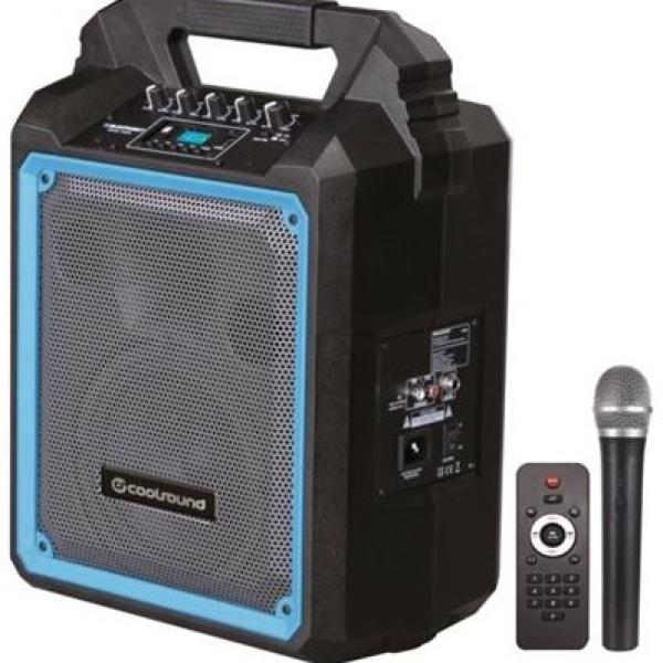 Coluna Portátil Amplificada Pro200 6,5 200W c/ Bateria + Microfone Pro Cool Series - COOLSOUND