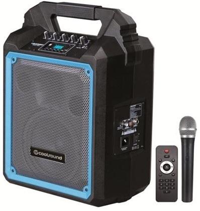 Coluna Portátil Amplificada Pro200 6,5 200W c/ Bateria + Microfone Pro Cool Series - COOLSOUND