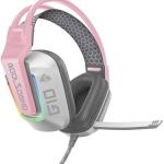 Auscultadores Headset Gaming G10 (Rosa) - COOLSOUND