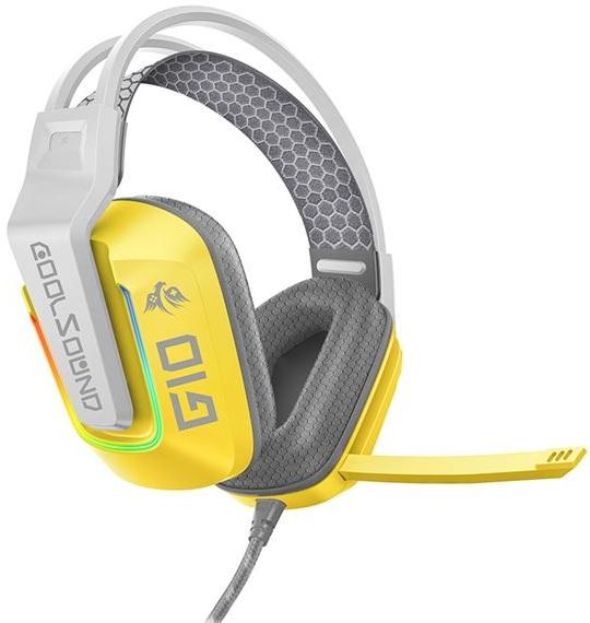 Auscultadores Headset Gaming G10 (Amarelo) - COOLSOUND
