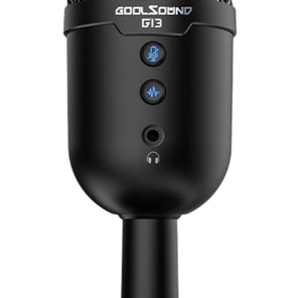 Microfone Gaming RGB USB G13 (Preto) - COOLSOUND
