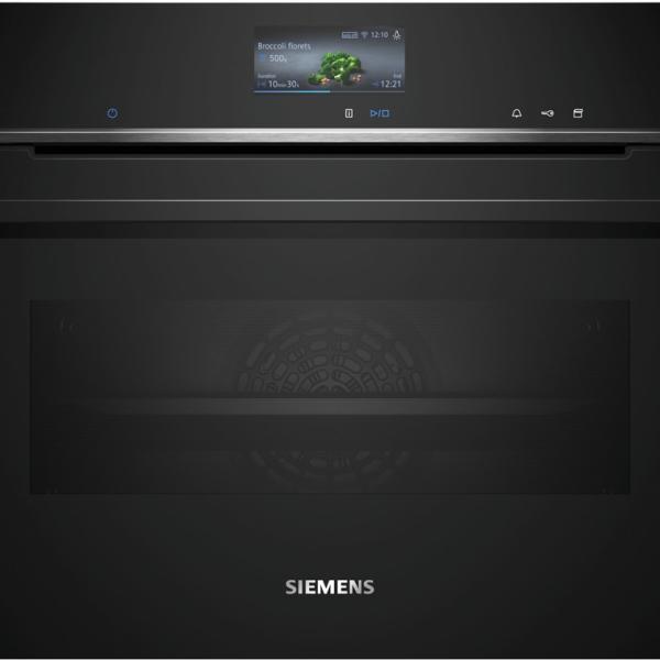 Forno Compacto c/ Função Vapor iQ700 47L 3300W (Preto) - SIEMENS