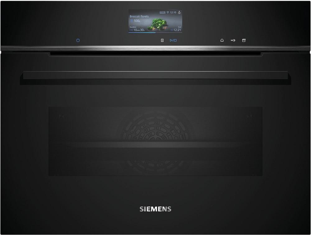 Forno Compacto c/ Função Vapor iQ700 47L 3300W (Preto) - SIEMENS