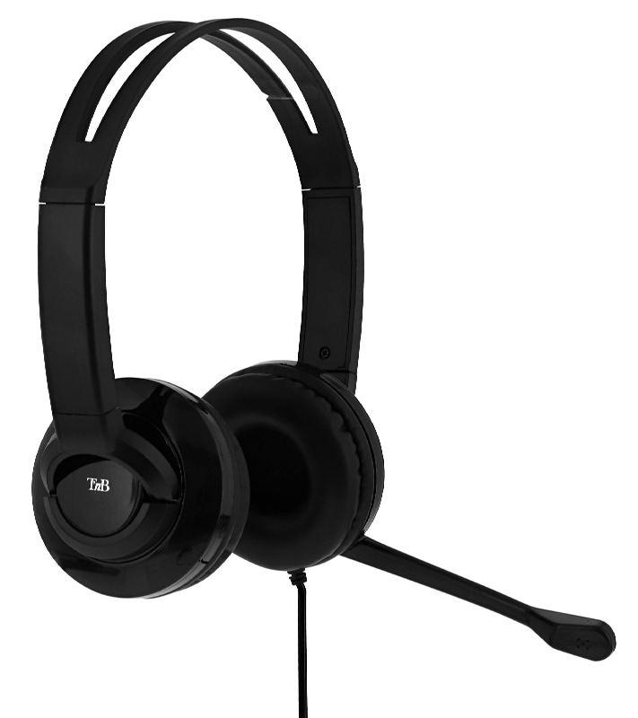 Auscultadores Headset Multimedia HS - 200 Csmhs200 (Preto) - TNB