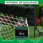 Balizas de Futebol Dobráveis para Crianças e Adultos com Saco de Transporte para Exterior Treino 183x90x90 cm Preto