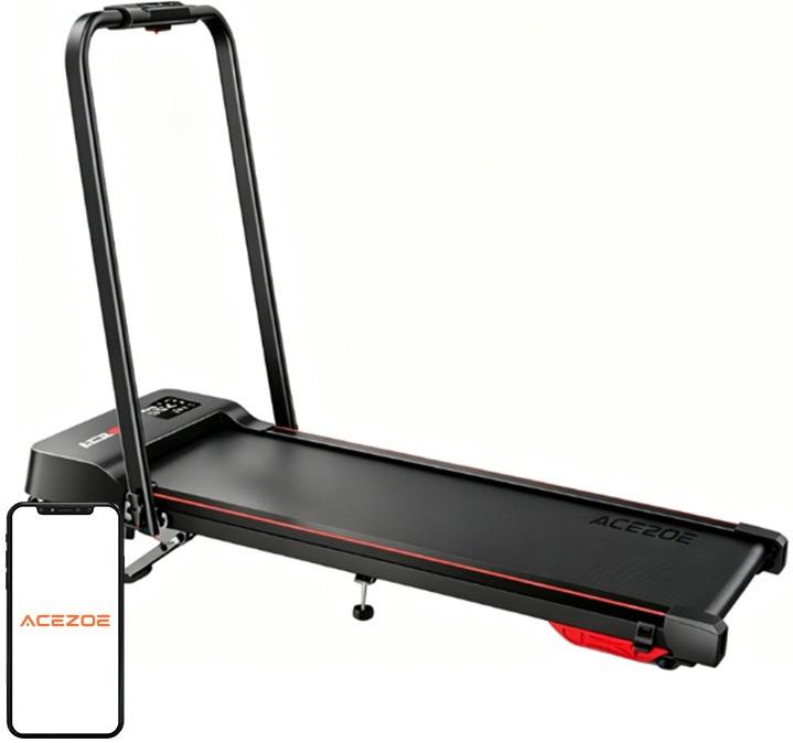 Passadeira de Corrida Dobrável UTRAI P12 (Preto/Vermelho) - ACEZOE