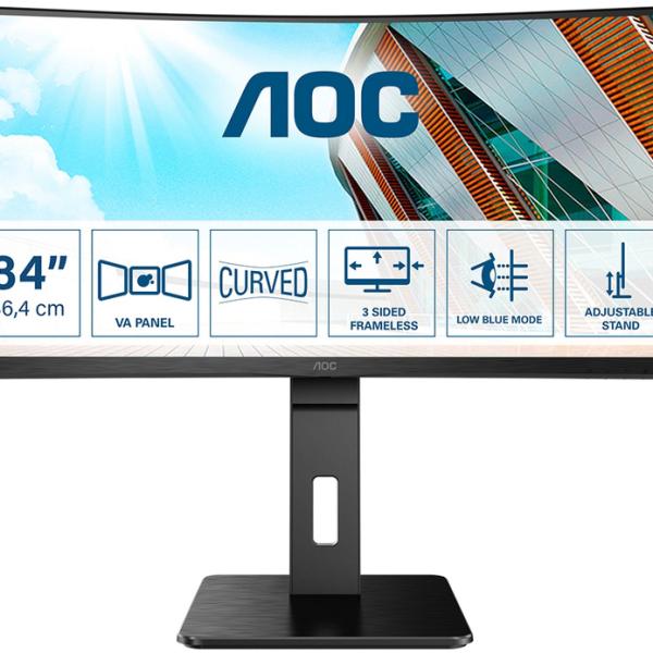 Monitor 32 CU34P2A LED Quad HD (Preto) - AOC