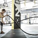 Corda de Batalha Ø38 mm Comprimento 9 m Battle Rope para Exercícios Fitness Crossfit Ultra - Resistente Preto e Amarelo