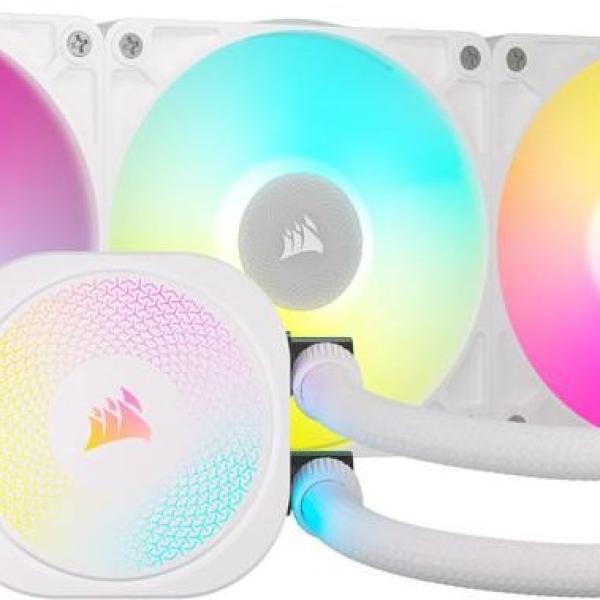 Water Cooler CPU iCue Link Titan 360 RX RGB 360mm (Branco) - CORSAIR