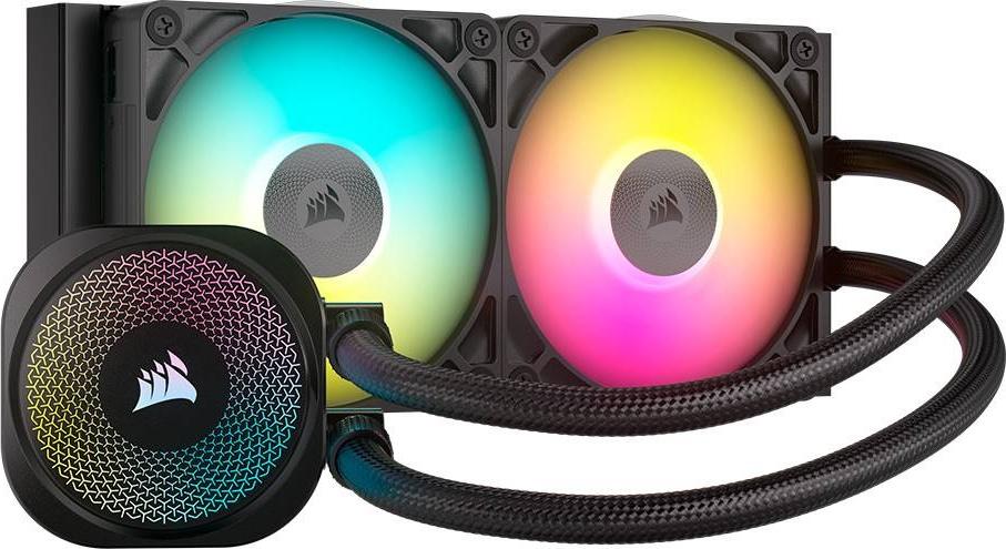 Water Cooler CPU iCue Link Titan 240 RX LCD 240mm (Preto) - CORSAIR