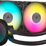 Water Cooler CPU iCue Link Titan 240 RX LCD 240mm (Preto) - CORSAIR
