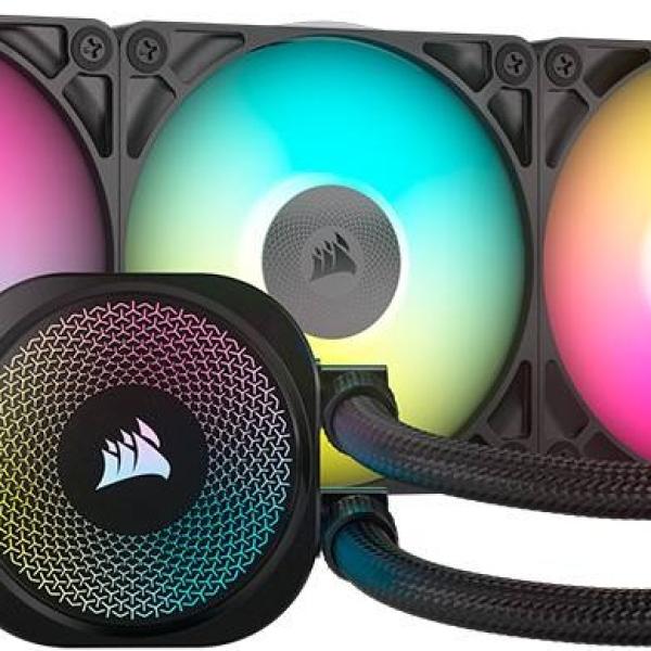 Water Cooler CPU iCue Link Titan 360 RX LCD 360mm (Preto) - CORSAIR
