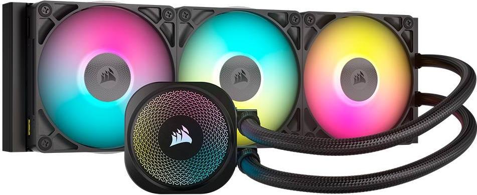 Water Cooler CPU Corsair iCUE LINK TITAN 360 RX RGB LCD 360mm Preto