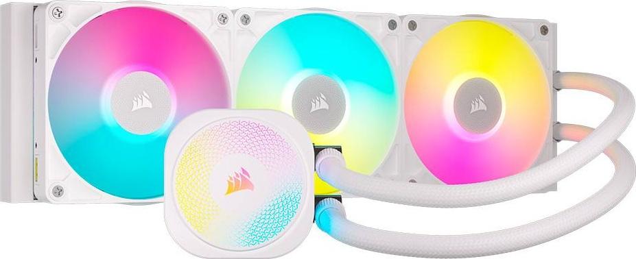 Water Cooler CPU Corsair iCUE LINK TITAN 360 RX RGB LCD 360mm Branco
