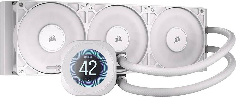 Water Cooler CPU Corsair NAUTILUS RS LCD 360mm Branco