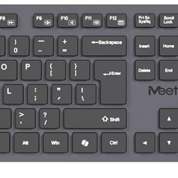 Teclado + Rato CW216 Wireless/Bluetooh PT (Cinzento) - MEETION