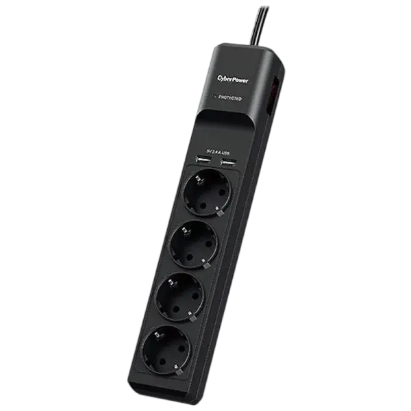 Tomada Proteção CyberPower 4*Out 2xUSB