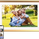 Moldura Digital 10.1 Frameo WiFi (Dourado) - ARZOPA