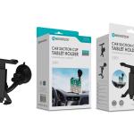 Suporte Universal de Tablet para Carro Z - 019 com Ventosa – Rotação 360º, para 7'' - 11'', Fixação Segura