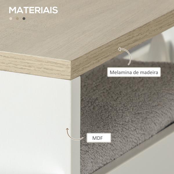 Estante de Armazenamento Casa de Banho de 3 Níveis Estante Estreita com Alça Lateral Estante com Rodas 48x15x80cm Branco
