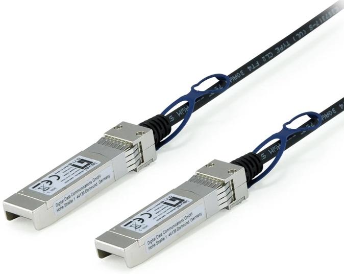Cabo InfiniBand/Fibra Ótica SFP+ DAC - 0103 (3mts) - LEVEL ONE