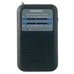 Rádio Portátil AM/FM c/ Alto Falante DW1008 (Preto) - DAEWOO