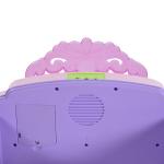 Piano Eléctrico Infantil 32 Teclas Piano Infantil com Microfone Banquinho Luzes Ritmos Sons MP3 Karaoke Rosa