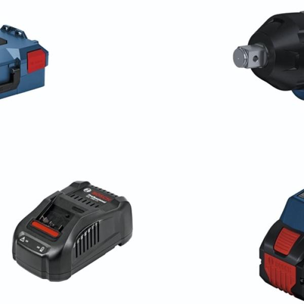 Berbequim 3/4 1050Nm GDS 18V - 1050 H c/ 2 Baterias + Carregador + Mala L - BOXX 136 - BOSCH