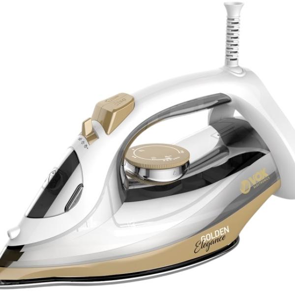 Ferro de Engomar DBL 5045 2400W (Branco/Dourado) - VOX