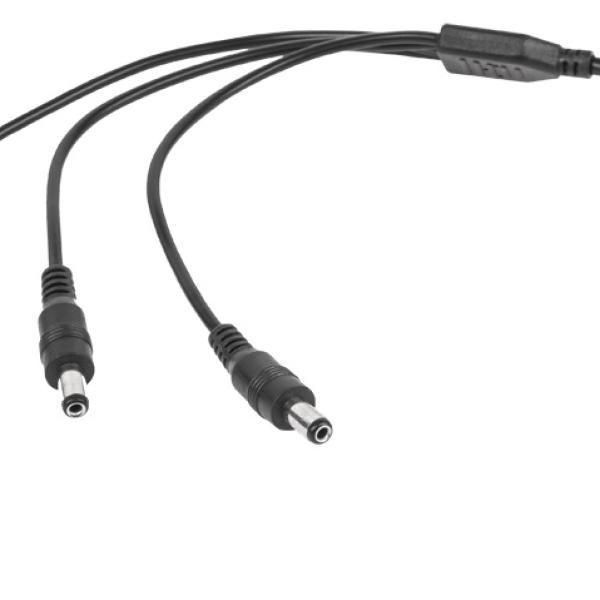 Cabo Adaptador 1 Femea - 3 Machos Alimentação DC (40cm)